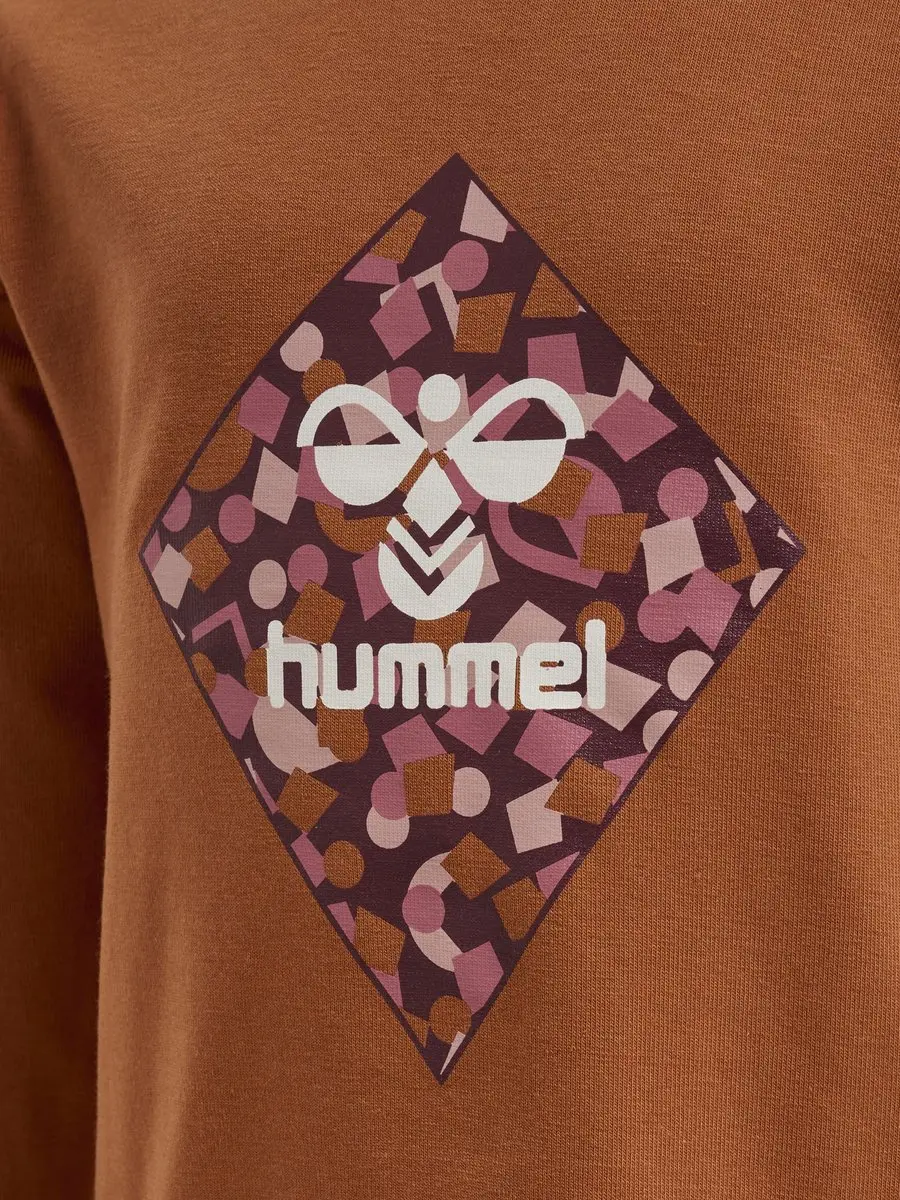 Hummel Cilja Baby T-Shirt L/S - Sierra - 86 - afbeelding 3 van 4