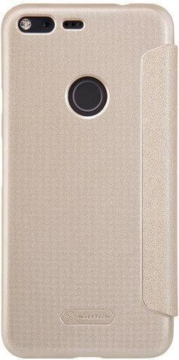 Nillkin Leather Case Sparkle Series Goud - Google Pixel XL - afbeelding 4 van 5