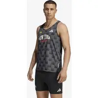 adidas Adizero NYC Tanktop Heren - Grijs - XL - afbeelding 2 van 6