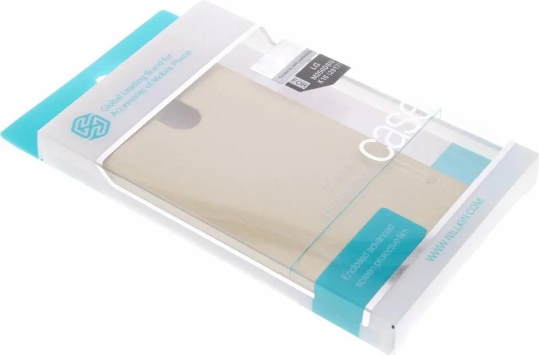 Nillkin Frosted Shield Hoesje LG K10 (2017) - Goud - afbeelding 3 van 3