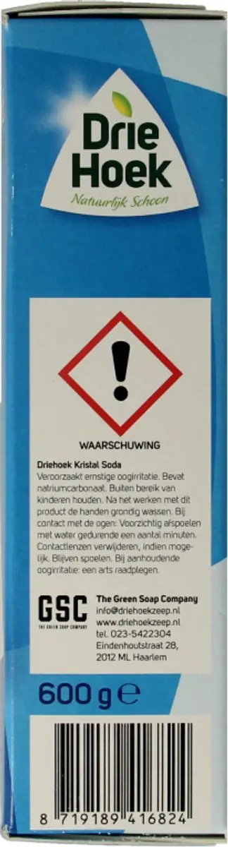 Driehoek Soda Kristal 600g - afbeelding 5 van 6