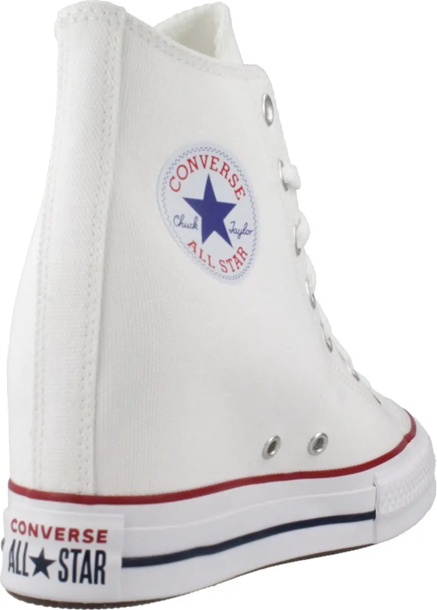 Converse Chuck Taylor All Star Wedge Platform Sneakers - Wit - afbeelding 4 van 4