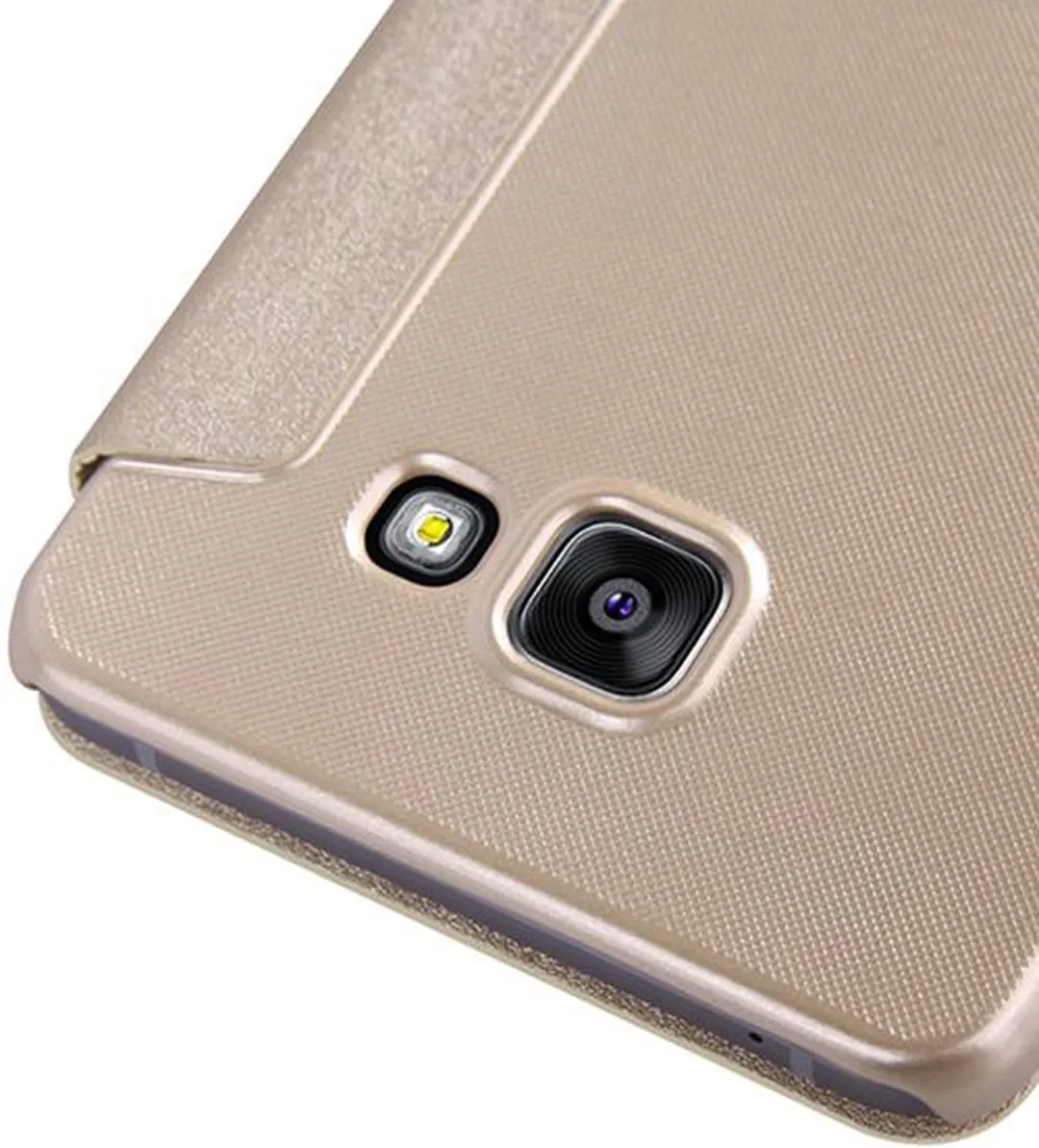 Nillkin Sparkle Series Leather Case Samsung Galaxy A5 (2016) - Goud - afbeelding 6 van 6