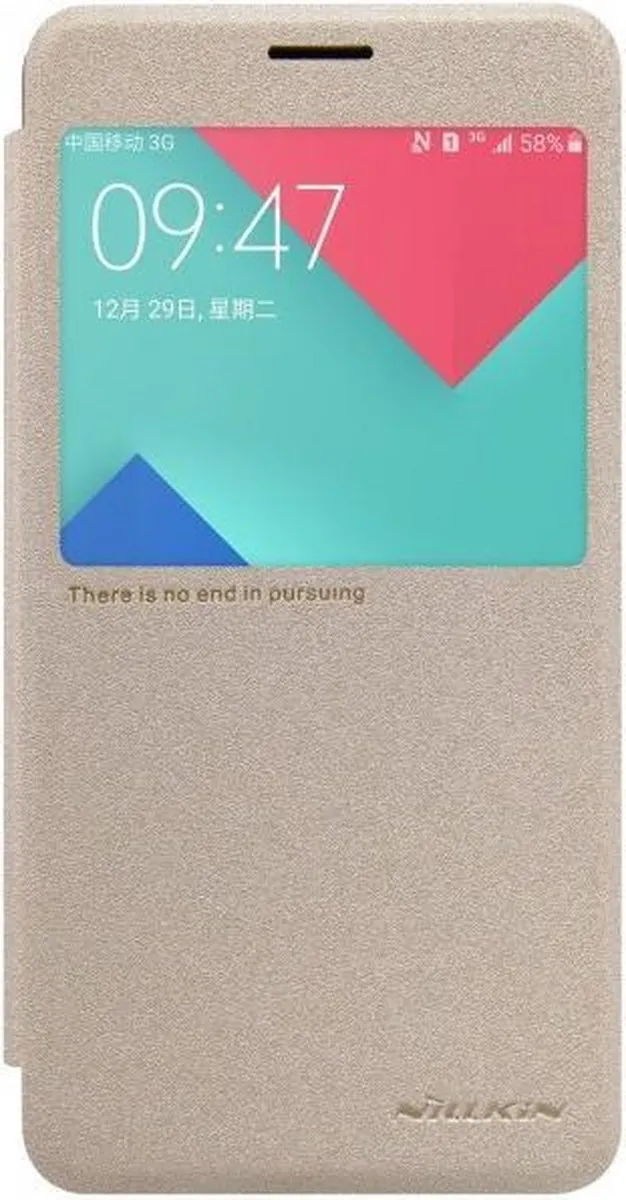 Nillkin Sparkle Series Leather Case Samsung Galaxy A5 (2016) - Goud - afbeelding 2 van 6