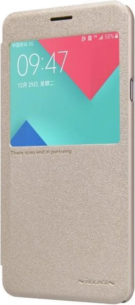 Nillkin Sparkle Series Leather Case Samsung Galaxy A5 (2016) - Goud - afbeelding 5 van 6