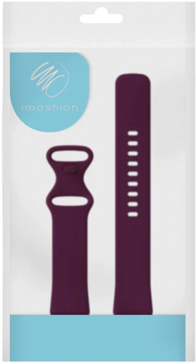 Imoshion Siliconen Bandje Fitbit Sense/Versa - Donkerrood