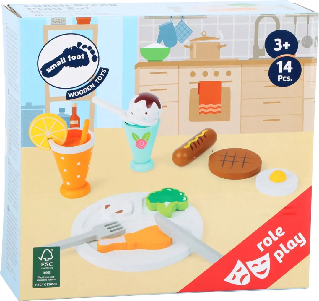 Small Foot Lunchset 14-delig Multicolor