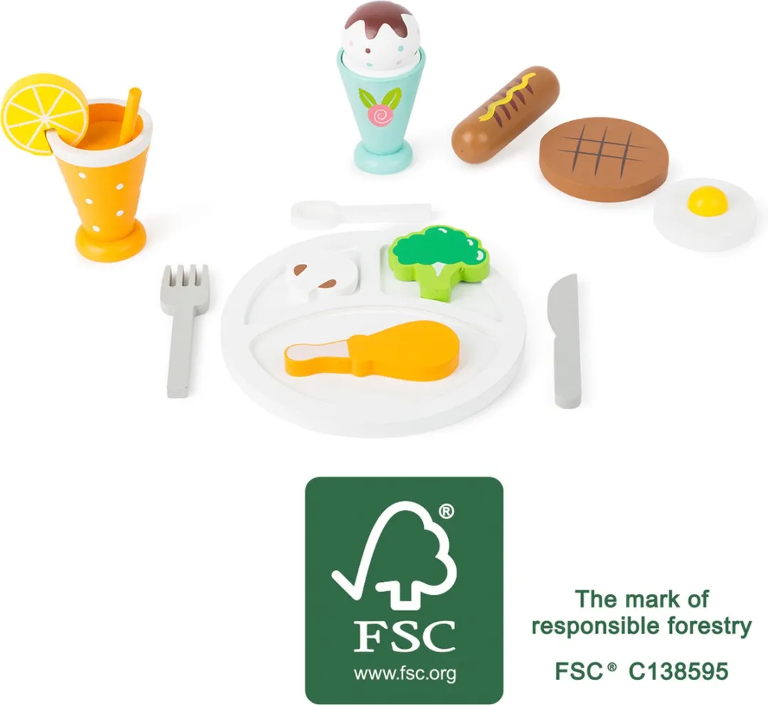 Small Foot Lunchset 14-delig Multicolor