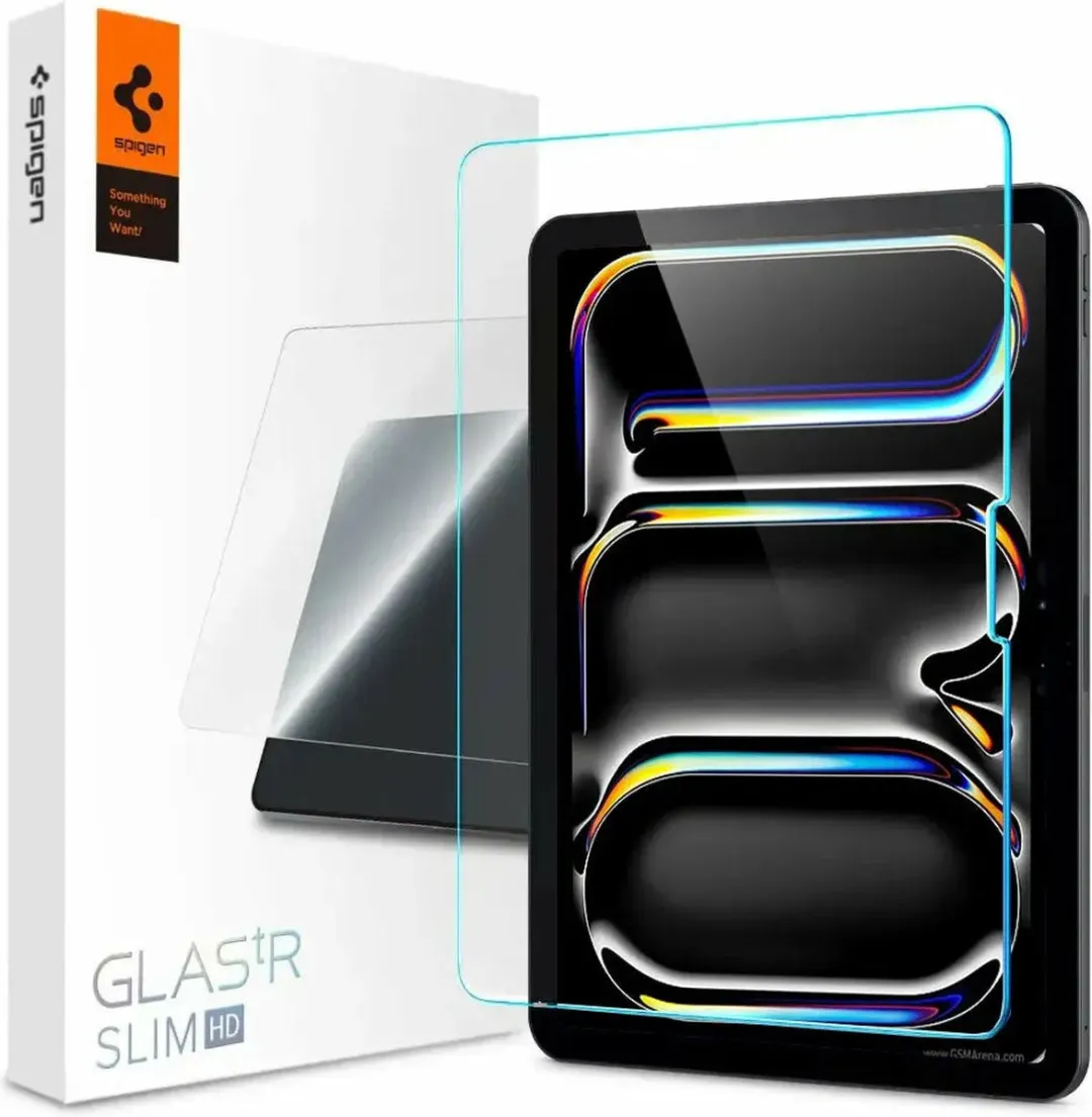 Spigen Glas.tR iPad Pro 11" 2024 - Transparant - Reinigingskit