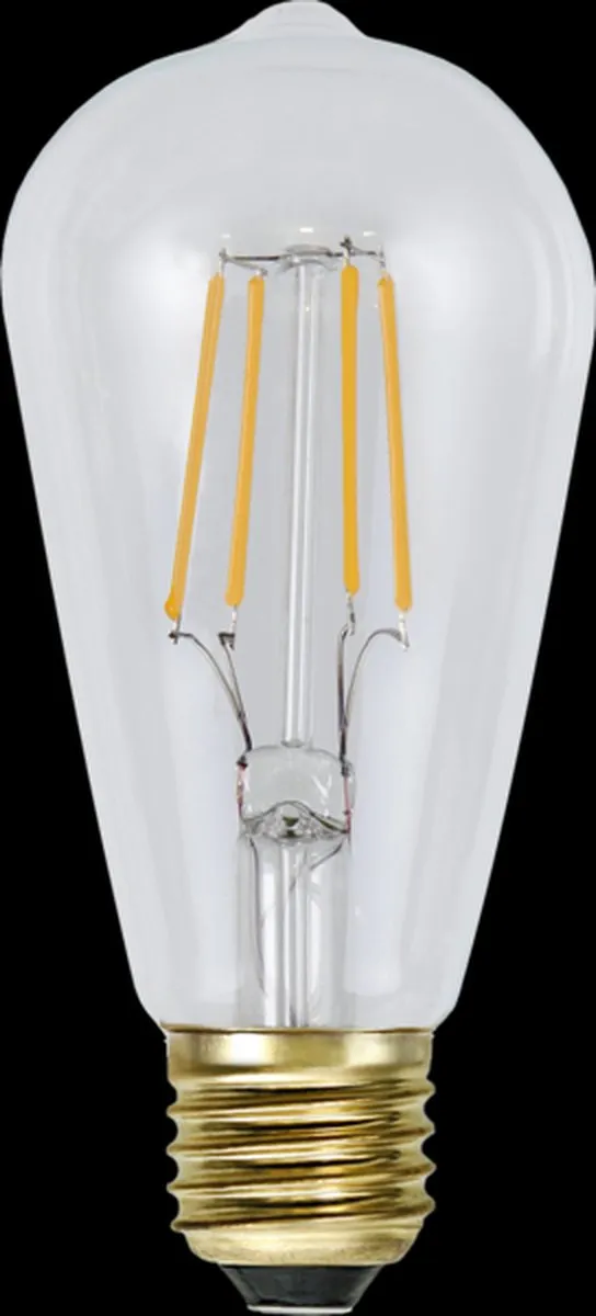 Star Trading Druppel-Edison Lamp E27 1.6W - Warm Wit <2200K