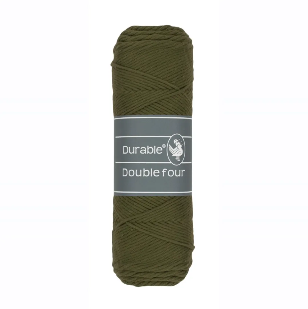 Durable Double Four Katoengaren - Dark Olive - afbeelding 6 van 6