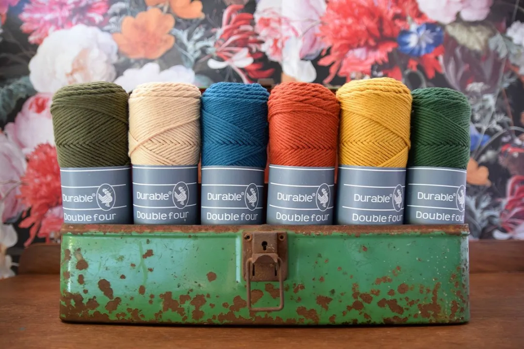 Durable Double Four Katoengaren - Dark Olive