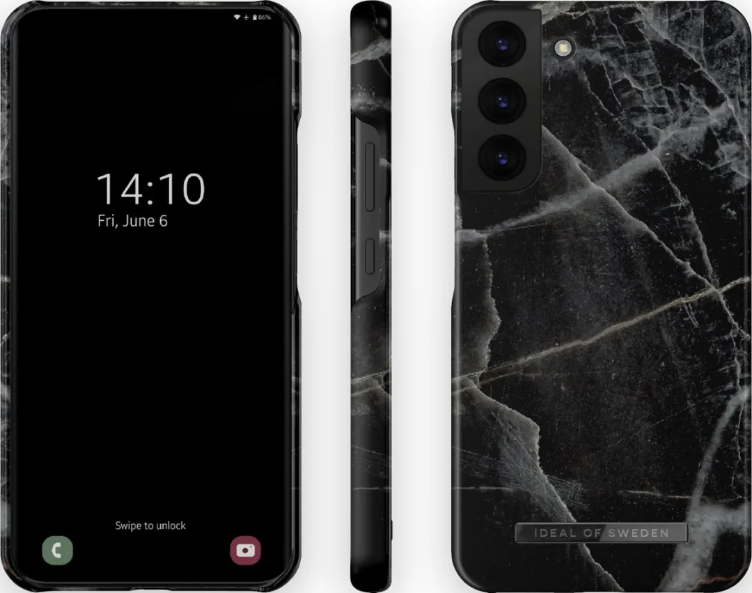 iDeal of Sweden Fashion Case S22+ Black Thunder Marble - IDFCAW21-S22P-358 - afbeelding 4 van 4