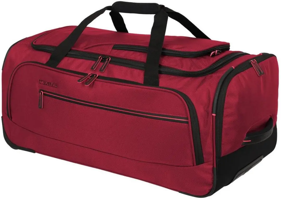Travelite Crosslite 5.0 Reistas met Wielen M - 71L - Rood - afbeelding 4 van 6