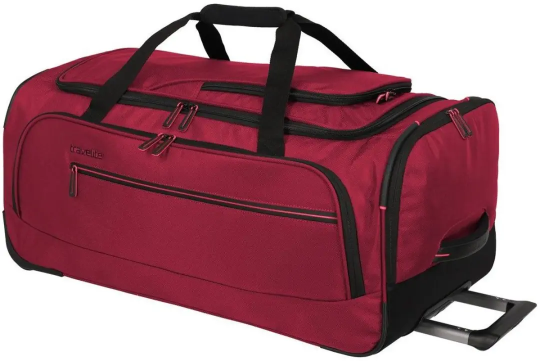 Travelite Crosslite 5.0 Reistas met Wielen M - 71L - Rood - afbeelding 3 van 6