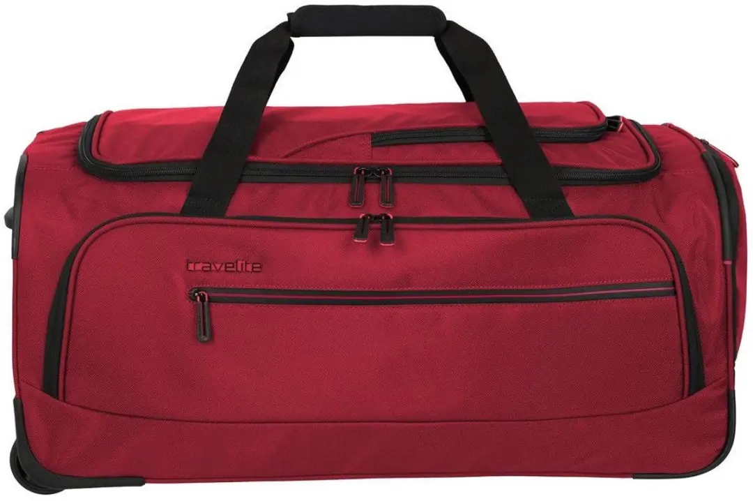 Travelite Crosslite 5.0 Reistas met Wielen M - 71L - Rood - afbeelding 2 van 6