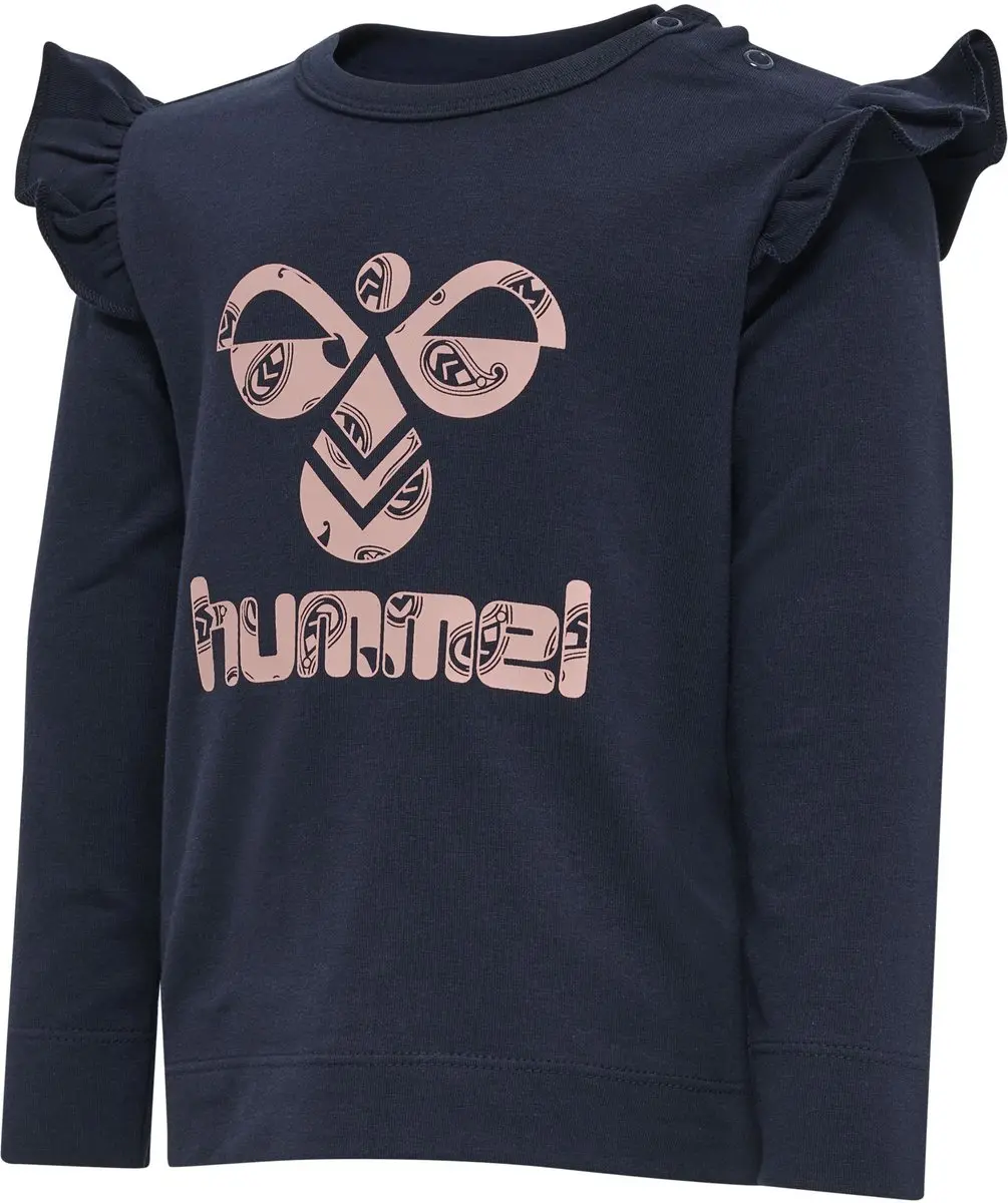 Hummel Artemis Baby T-Shirt Lange Mouwen - Black Iris - afbeelding 4 van 4