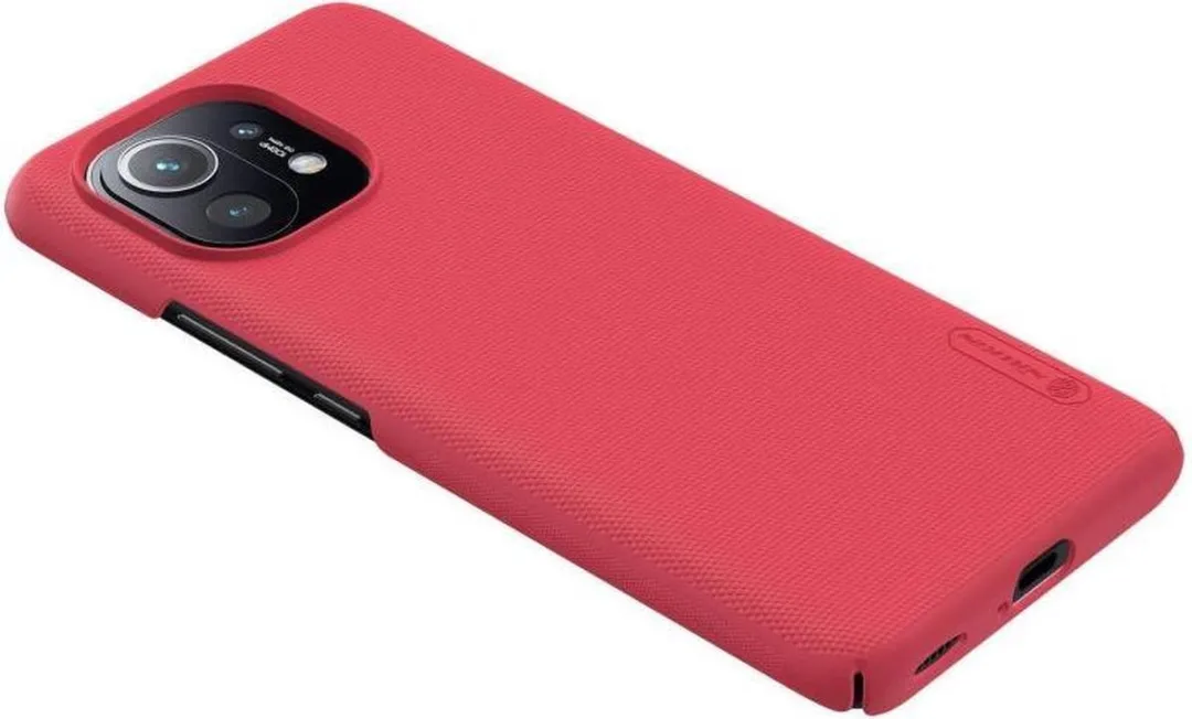 Nillkin - Xiaomi Mi 11 Hoesje - Super Frosted Shield - Back Cover - Rood