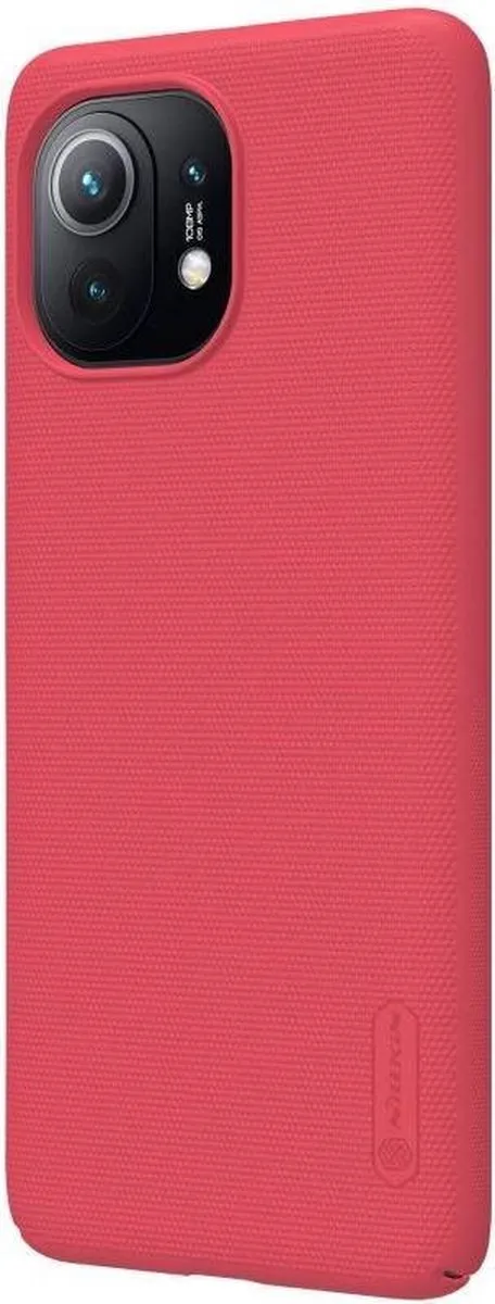 Nillkin - Xiaomi Mi 11 Hoesje - Super Frosted Shield - Back Cover - Rood
