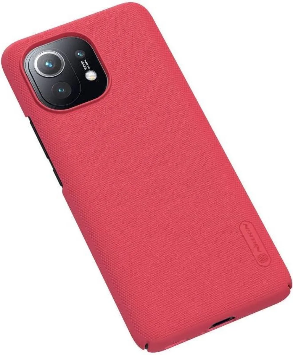 Nillkin Xiaomi Mi 11 Hoesje Frosted Shield XM11-27 - Rood - afbeelding 6 van 6