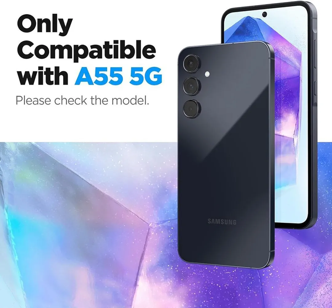 Spigen AGL07775 Screenprotector Samsung Galaxy A55 - 2 Stuks