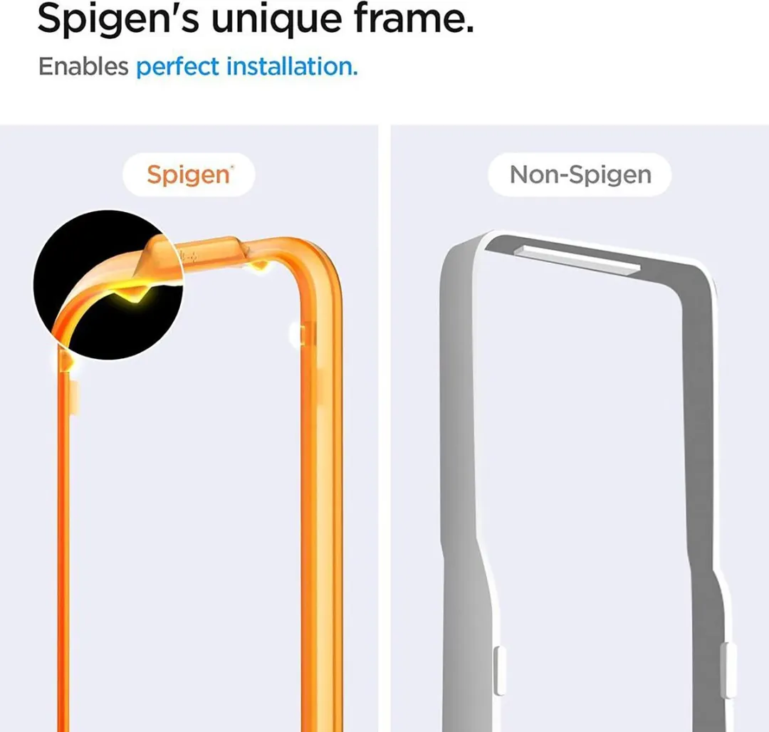 Spigen AGL07775 Screenprotector Samsung Galaxy A55 - 2 Stuks - afbeelding 6 van 6
