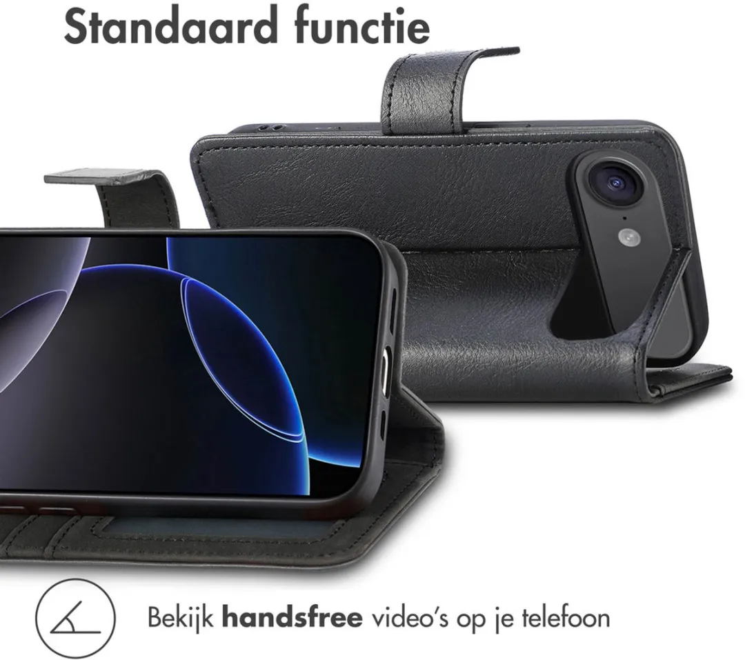 Imoshion Hoesje iPhone 17 Air - 3 Pasjes - Zwart