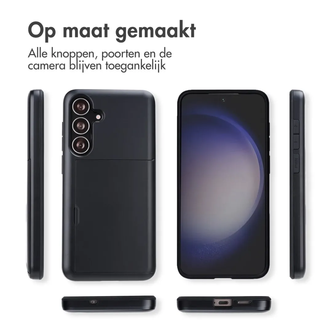 Imoshion Hoesje Samsung Galaxy S25 FE - 2 Pasjes - Zwart