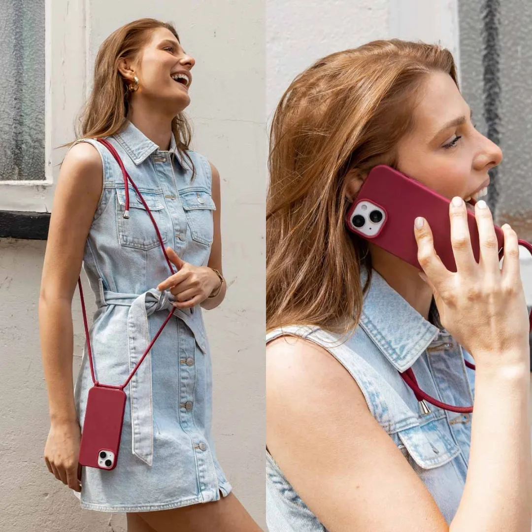 Imoshion Hoesje Samsung Galaxy S22 - Donkerrood - afbeelding 6 van 6