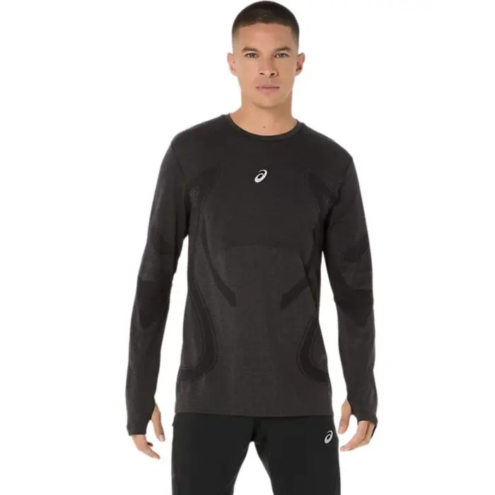 ASICS Road Seamless Longsleeve Heren - Zwart - afbeelding 6 van 6