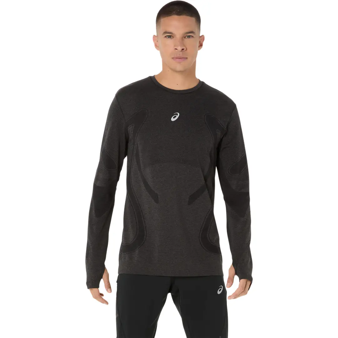 ASICS Road Seamless Longsleeve Heren - Zwart - afbeelding 4 van 6