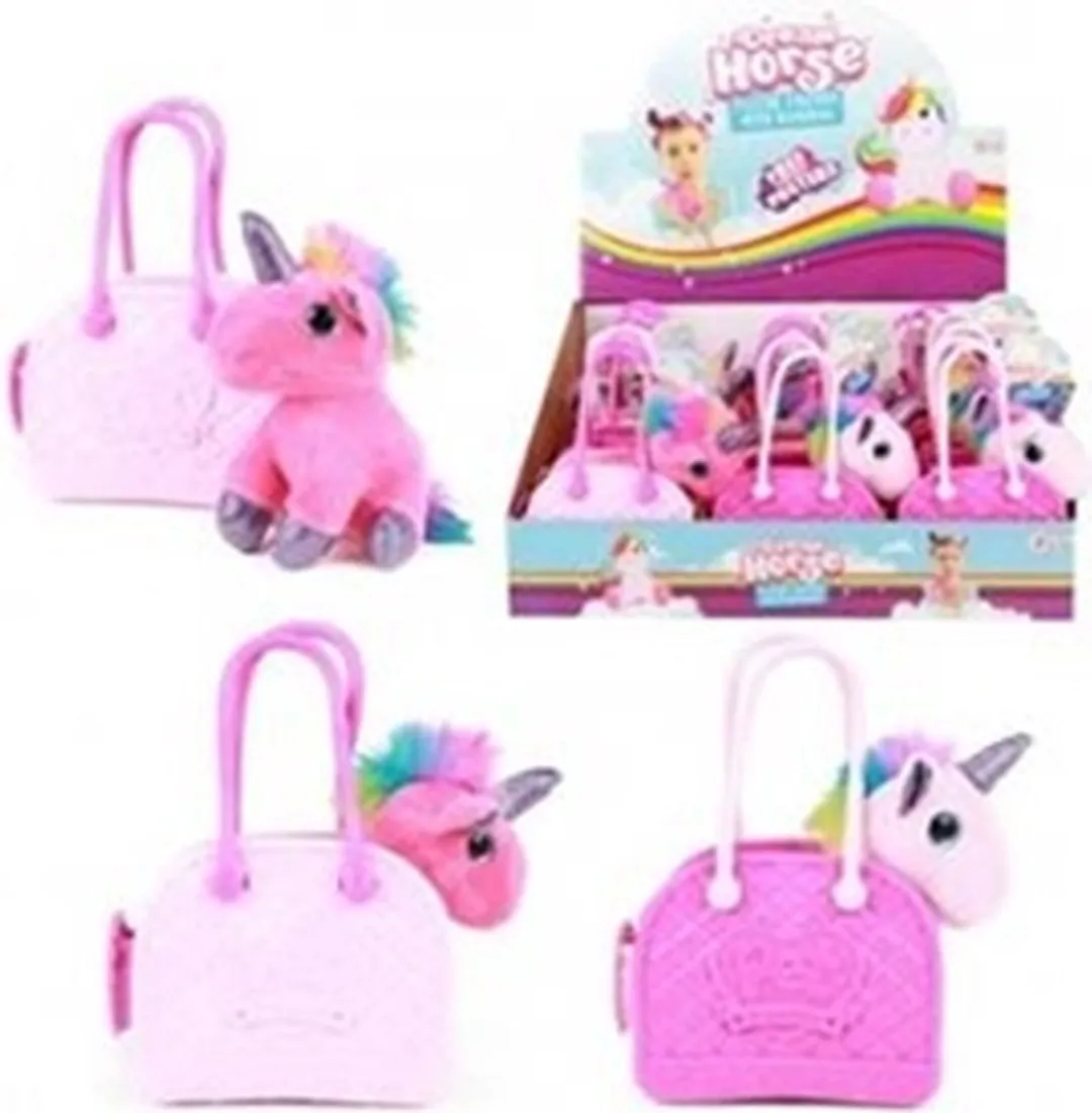 Toi-Toys Pluche Eenhoorn Handtas