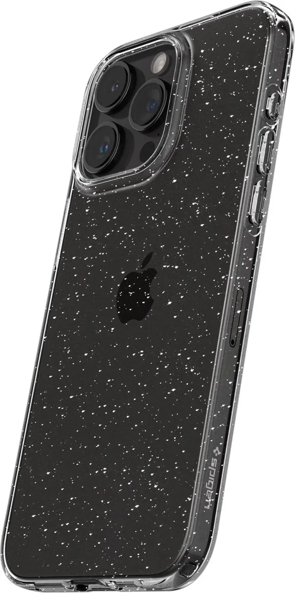 Spigen Liquid Crystal Glitter Hoesje ACS06701 - iPhone 15 Pro - Transparant