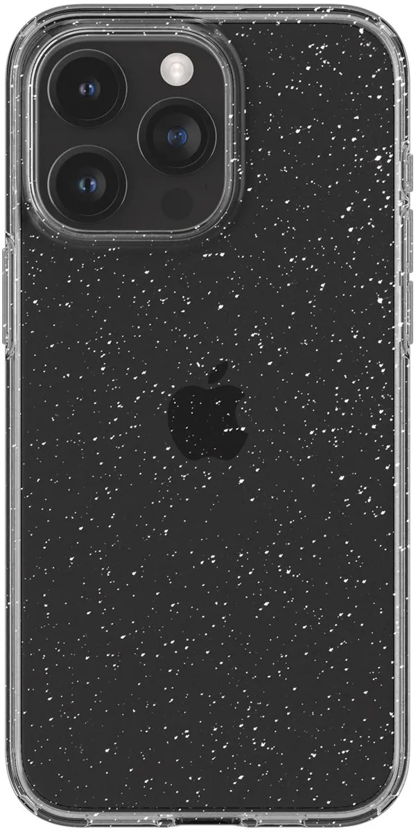 Spigen Liquid Crystal Glitter Hoesje ACS06701 - iPhone 15 Pro - Transparant