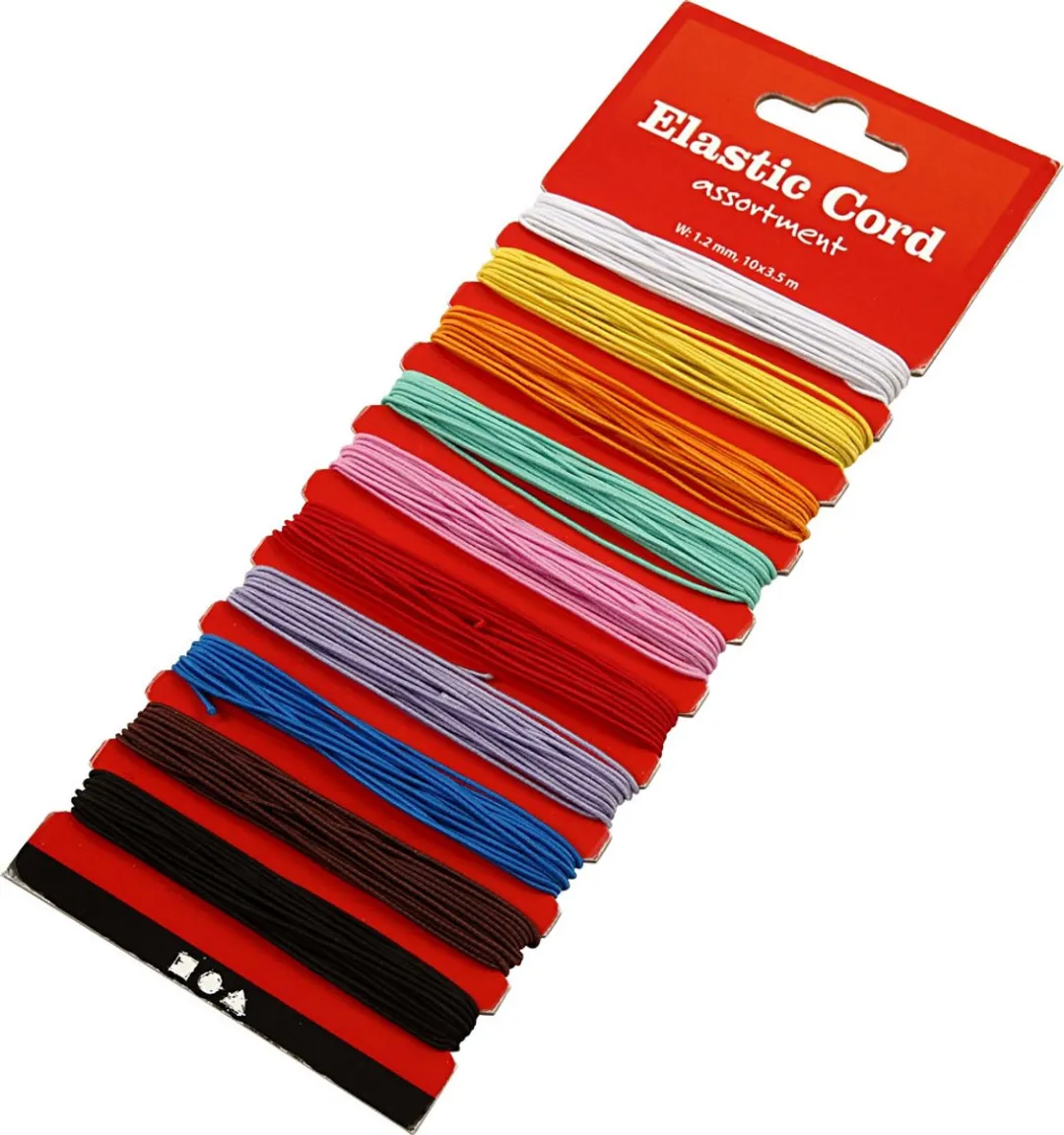 Creativ Company Elastisch Koord 1mm - Multikleurig - 35m