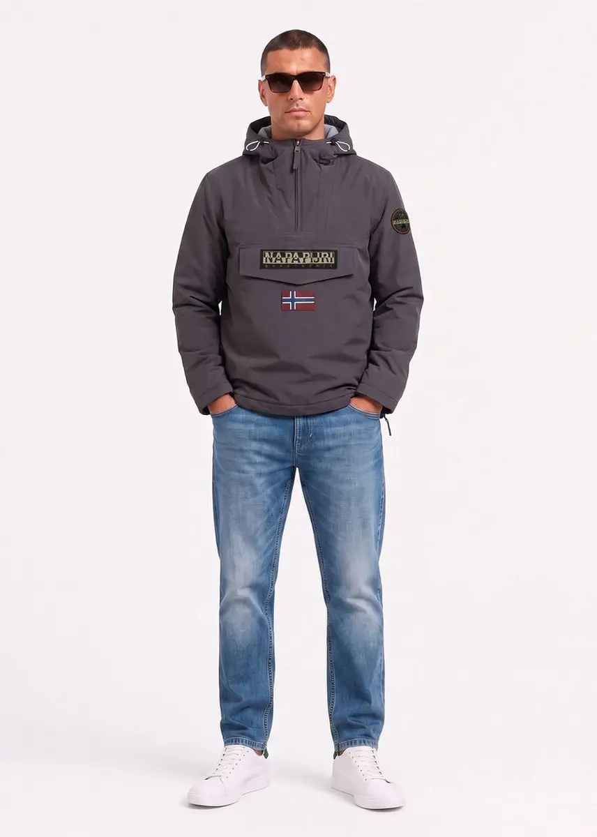 Napapijri Rainforest Winter 3 Donsjas - Grijs - 3XL - afbeelding 3 van 6
