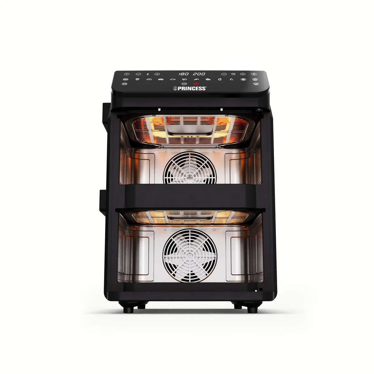 Princess Stack Airfryer 182278 3000W - 2 Lades - 11 Programma's - Zwart - afbeelding 6 van 6