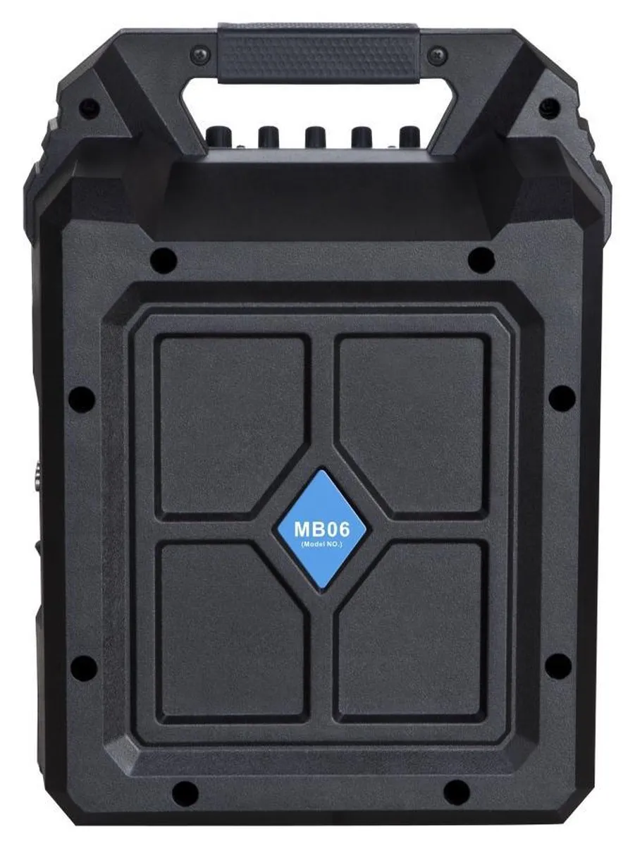 Blaupunkt MB06 Draagbare Karaoke-Luidspreker 500W - Zwart/Blauw