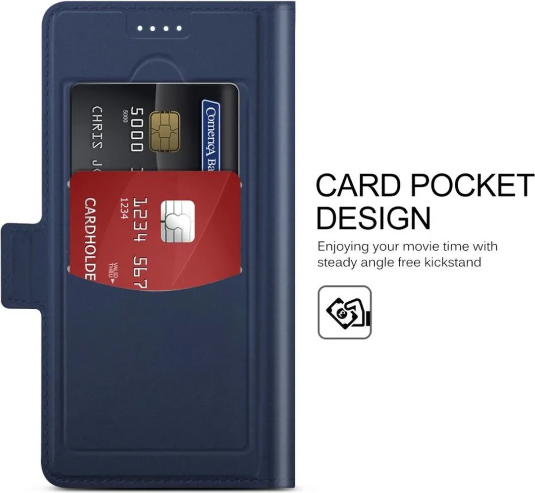 Just in Case iPhone 11 Pro Max Bookcase Hoesje - Blauw