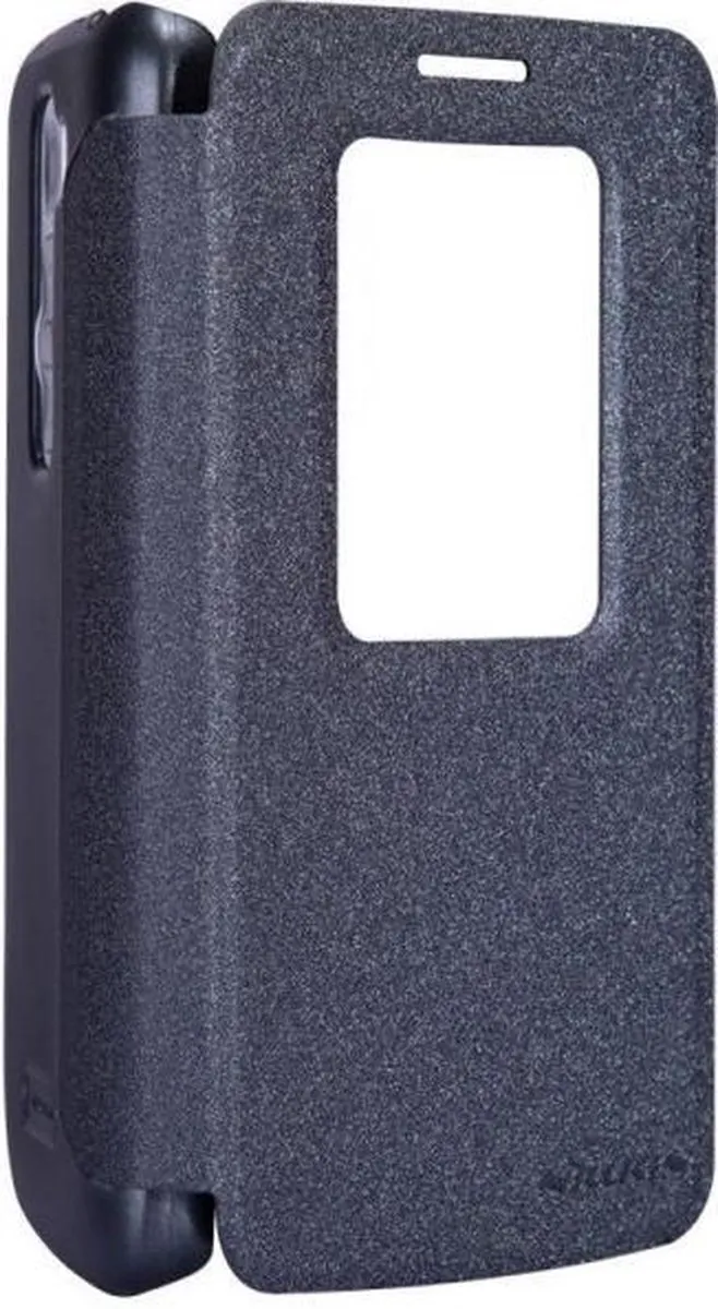 Nillkin Leather Case LG G2 Mini Sparkle Series - Zwart - afbeelding 4 van 6