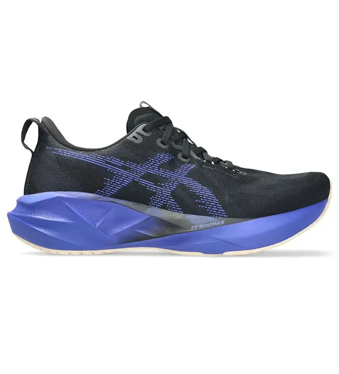 ASICS Novablast 5 Hardloopschoenen Heren - Zwart/Blauw - afbeelding 3 van 6