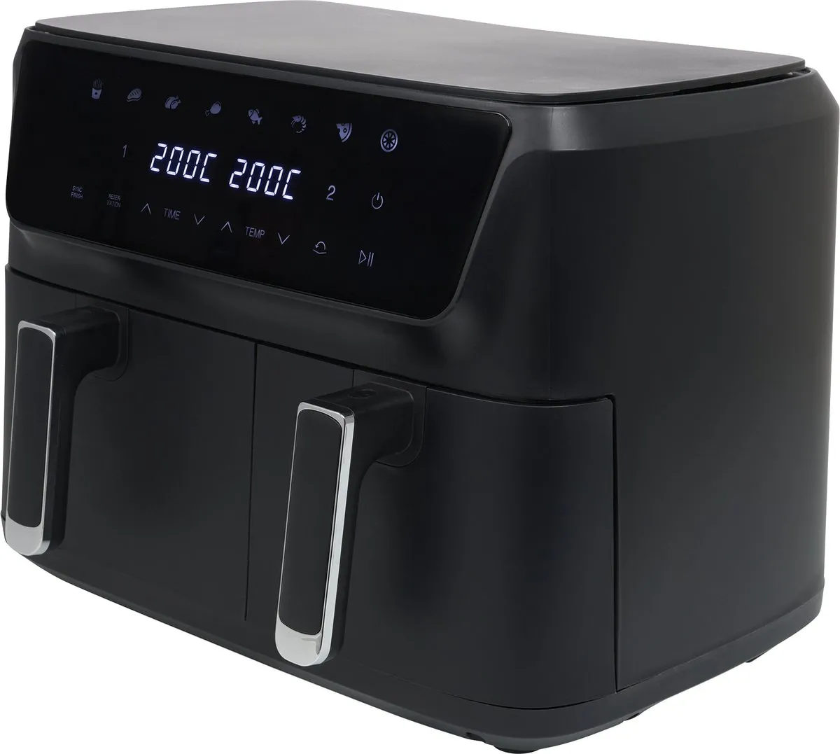 Princess Dubbele Airfryer 182470 - 11L - 2700W - 8 Programma's - Zwart