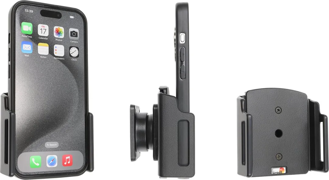 Brodit iPhone 15/Pro Houder 70-83mm