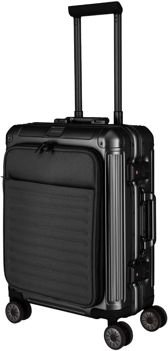 Travelite Next 2.0 Aluminium Trolley S - 41L - Zwart - afbeelding 5 van 6