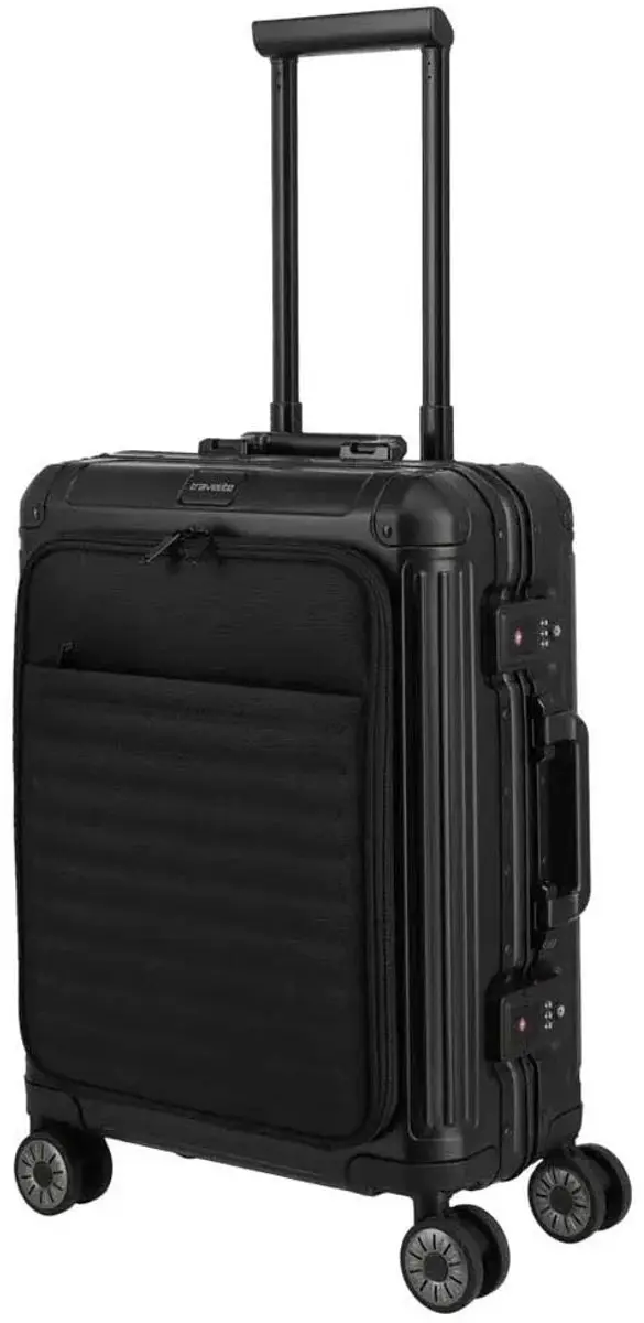 Travelite Next 2.0 Aluminium Trolley S - 41L - Zwart - afbeelding 3 van 6