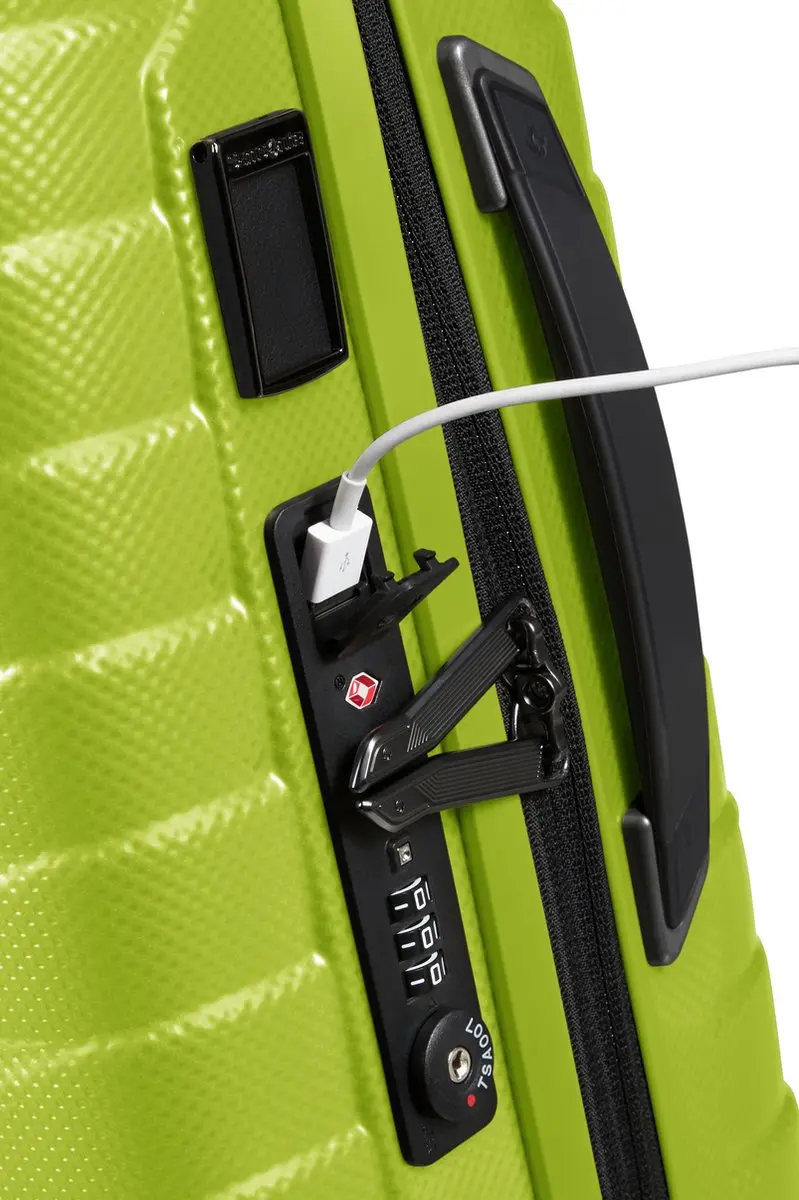 Samsonite Proxis Spinner 55/35 handbagagekoffer - Lime - afbeelding 5 van 6