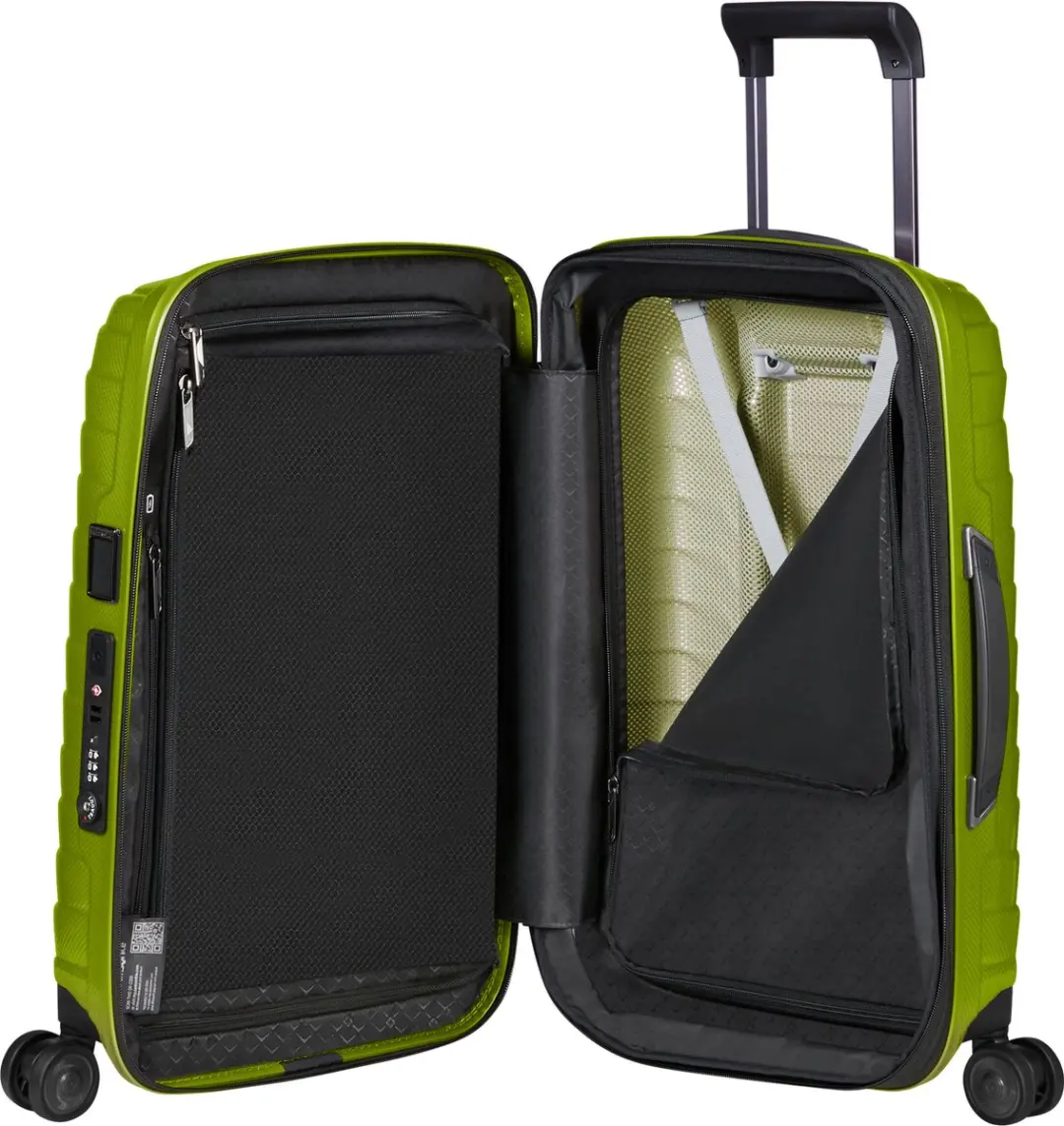 Samsonite Proxis Spinner 55/35 handbagagekoffer - Lime - afbeelding 4 van 6