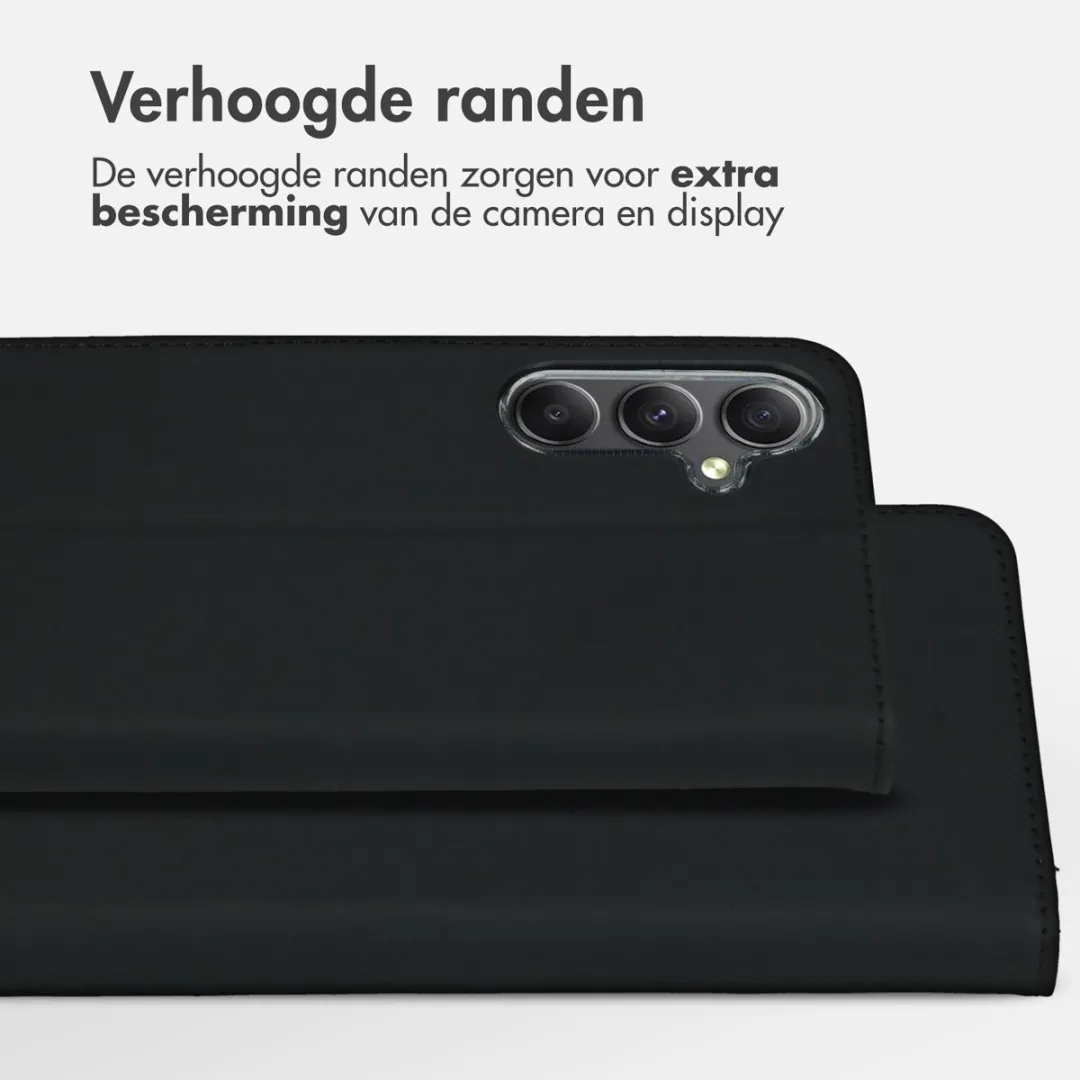 Accezz Hoesje Samsung Galaxy A35 Wallet Softcase - 3 Pasjes - Zwart
