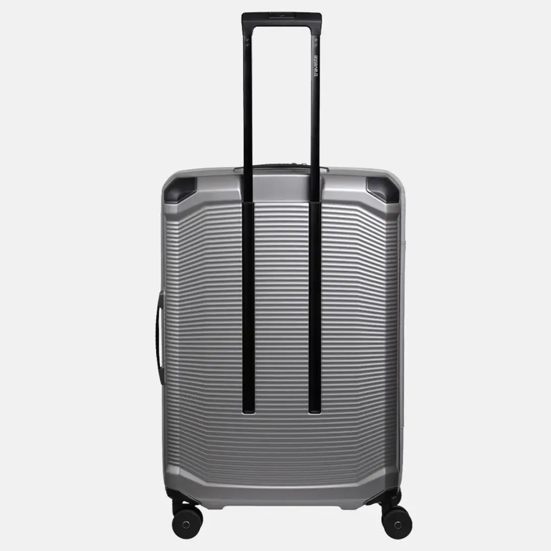 Travelite Millennium Spinner L Reiskoffer - 100L - Zilver - afbeelding 3 van 6