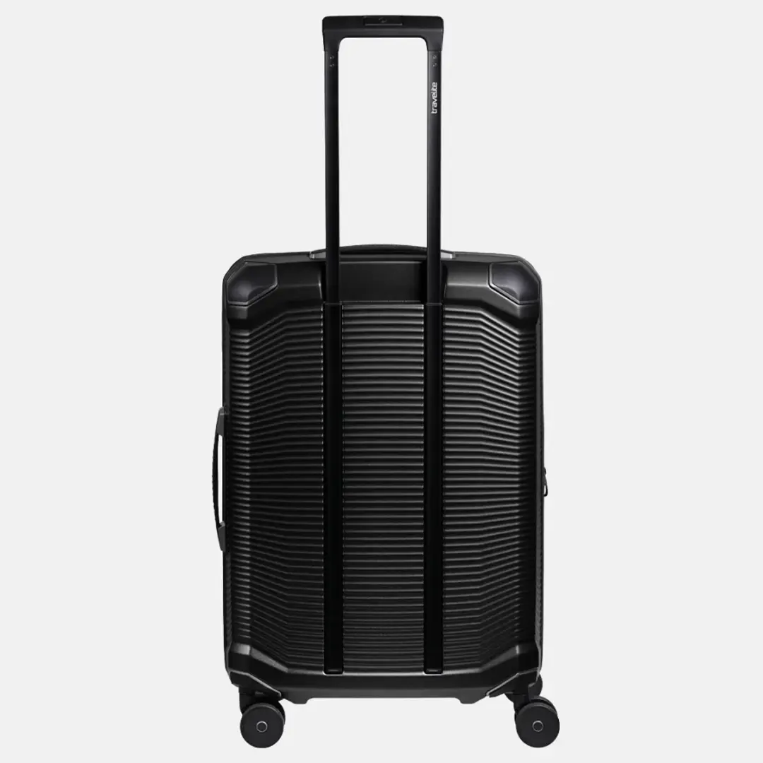 Travelite Millennium Spinner M Reiskoffer - 76L - Zwart - afbeelding 2 van 6